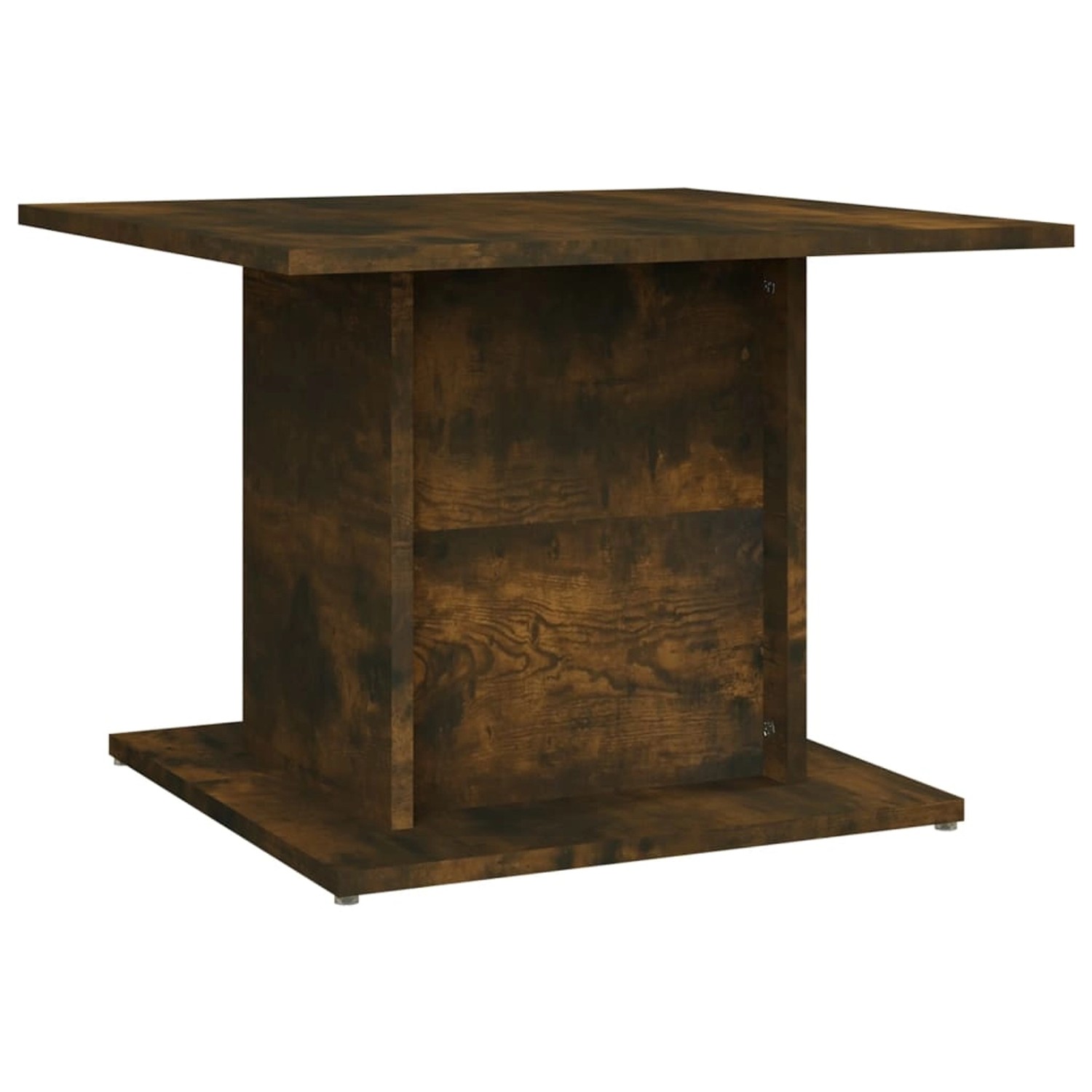 vidaXL Couchtisch Räuchereiche 55,5x55,5x40 cm Holzwerkstoff 813095