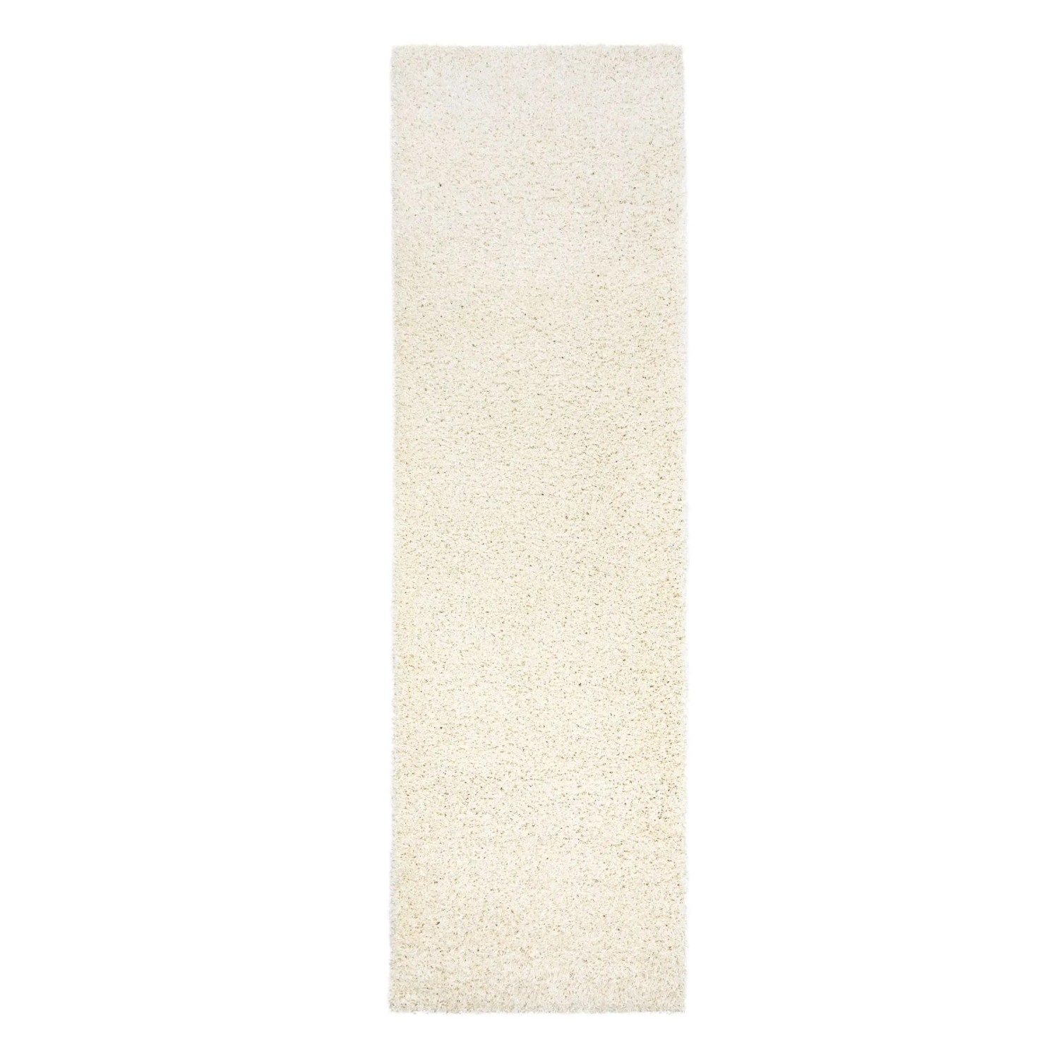 RugsX Teppich Soffi Creme 80x200cm. Rechteckiger, flauschiger Langflor-Teppich aus Polypropylen.