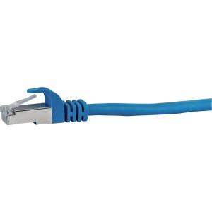 Blaues Schwaiger CAT 6 Netzwerkkabel, 2,5 m, mit RJ45 Stecker für Computer & Multimedia.