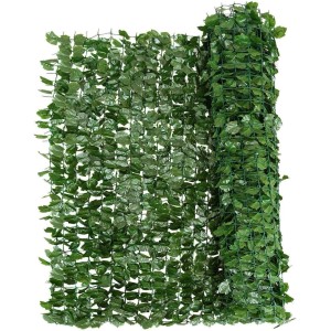 Costway Künstliche Efeu Garten Sichtschutz Grün 150 x 240 cm