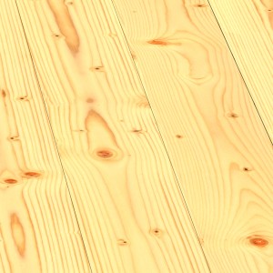 Helle Bodendielen aus Fichte/Tanne mit Nut und Feder, A-Qualität, für den Innenbereich.
