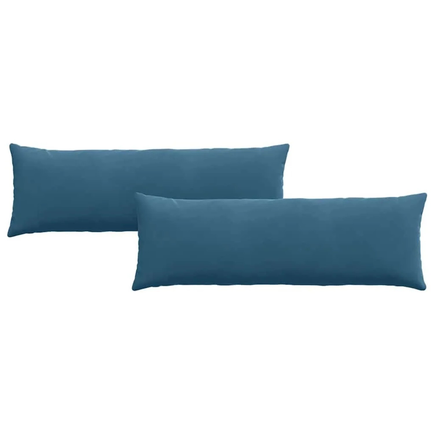 vidaXL Sofakissen 2 Stück Blau 120 x 40 cm Cordstoff 42013798