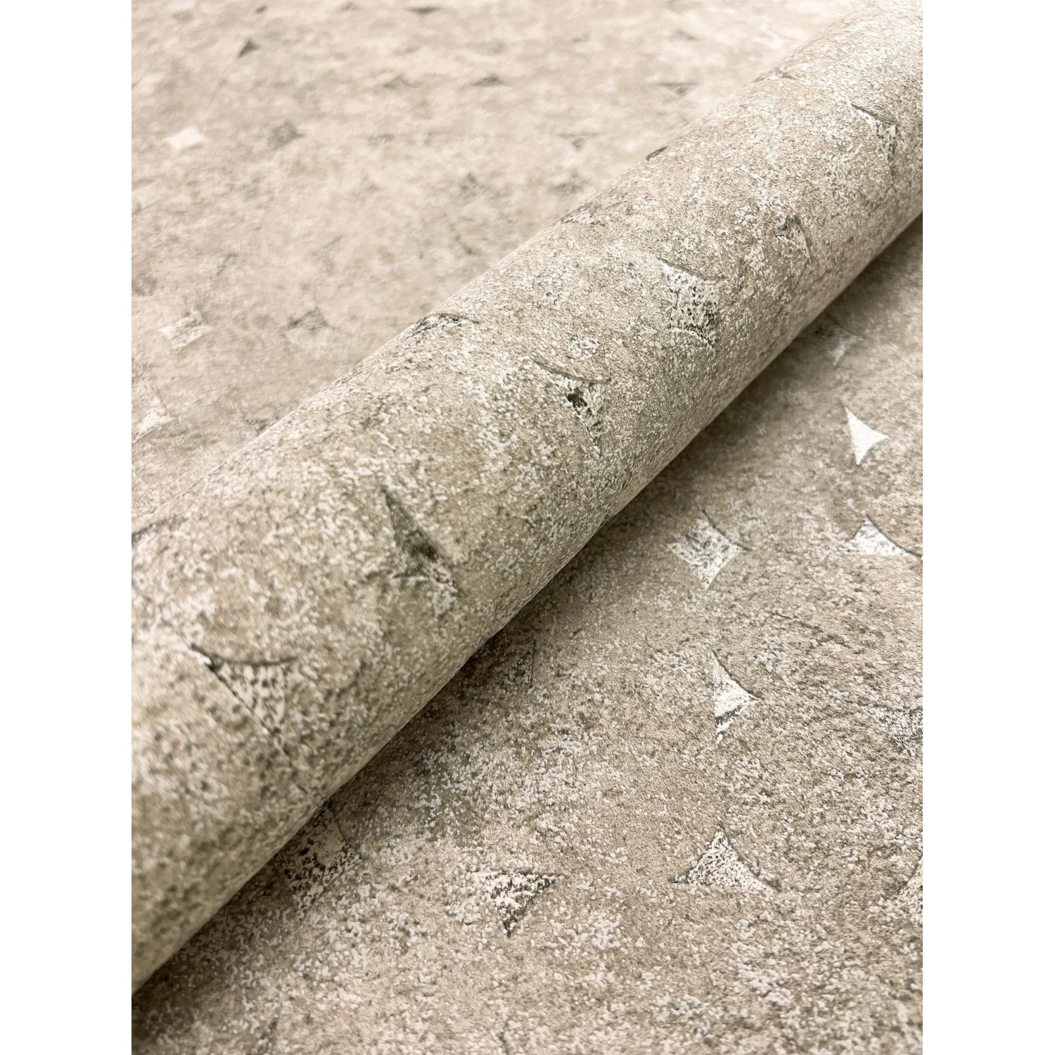 Newroom Vliestapete Saran Taupe Rauten Modern FSC® günstig online kaufen