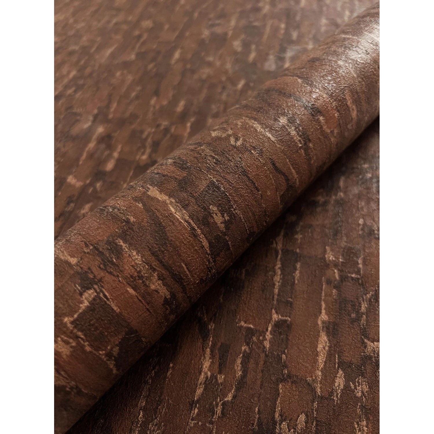 Newroom Vliestapete Kostja Reddish Brown Linien Modern FSC® günstig online kaufen