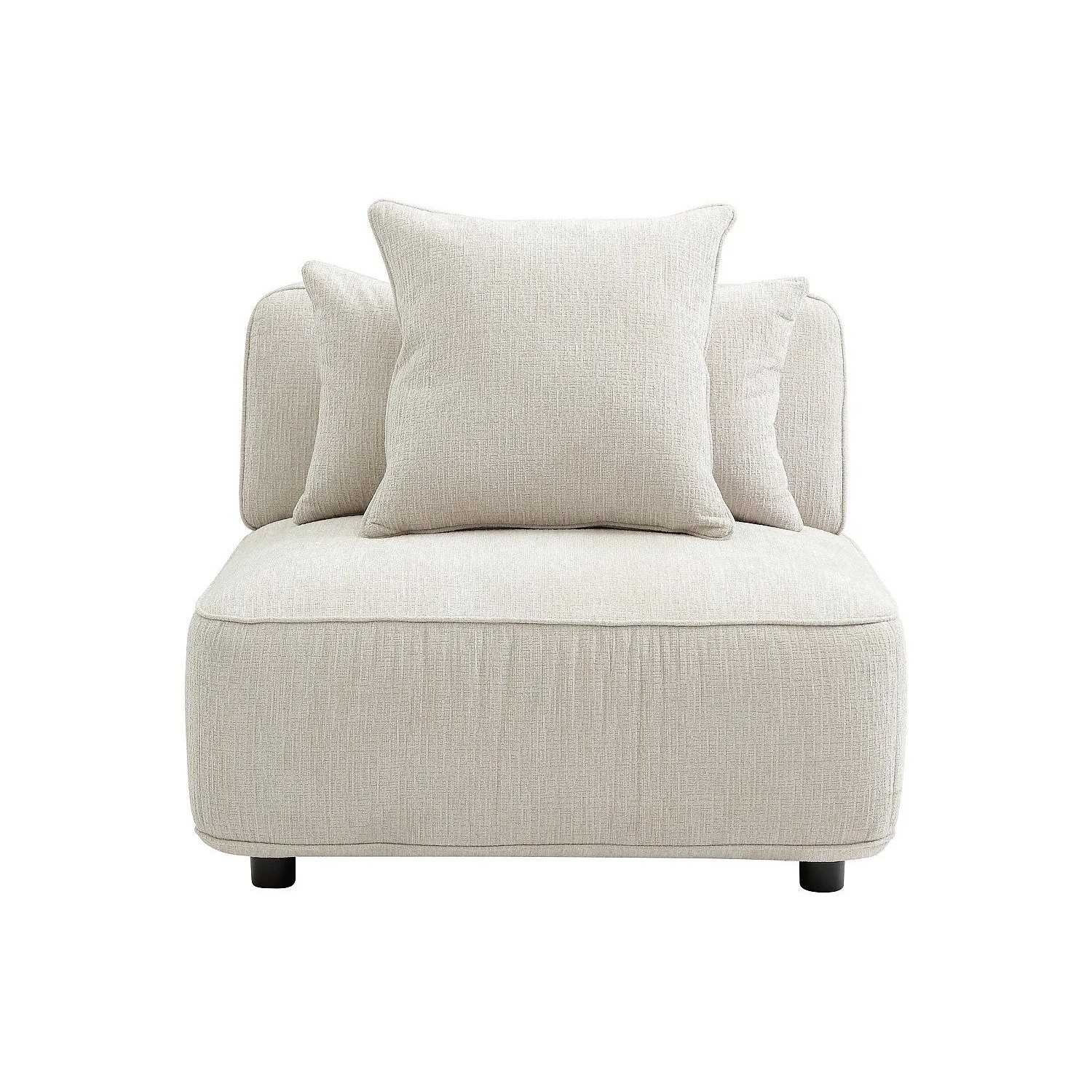 Vente-unique Sessel Mit Gerader Rückenlehne Lelaco Beige 91 cm