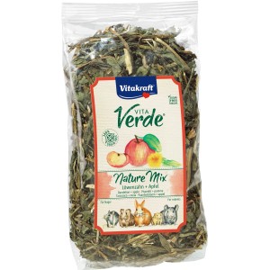Vitakraft Vita Verde NatureMix Löwenzahn & Apfel, Ergänzungsfutter für Nager