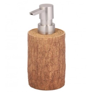 Sanilo Seifenspender Rustikal mit Holzoptik und Edelstahlpumpe für Bad & Küche.