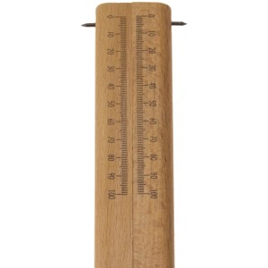 Stubai Streichmaß doppelt aus Holz, Skala 0-100 mm. Präzises Messwerkzeug für Markierungen.