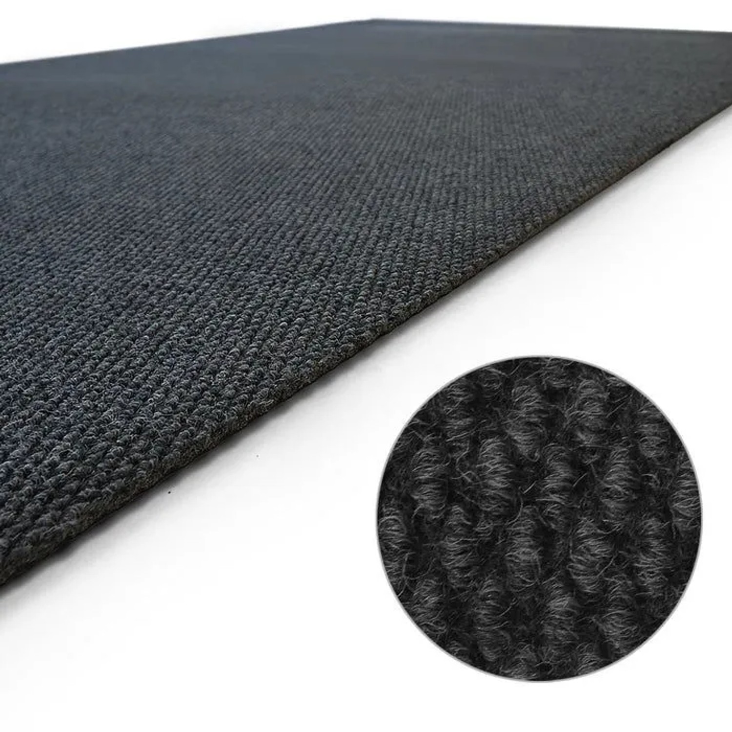 Floordirekt Schmutzfangmatte Hong Kong Extra Robust Rutschfest Anthrazit 100 x 200 cm_6