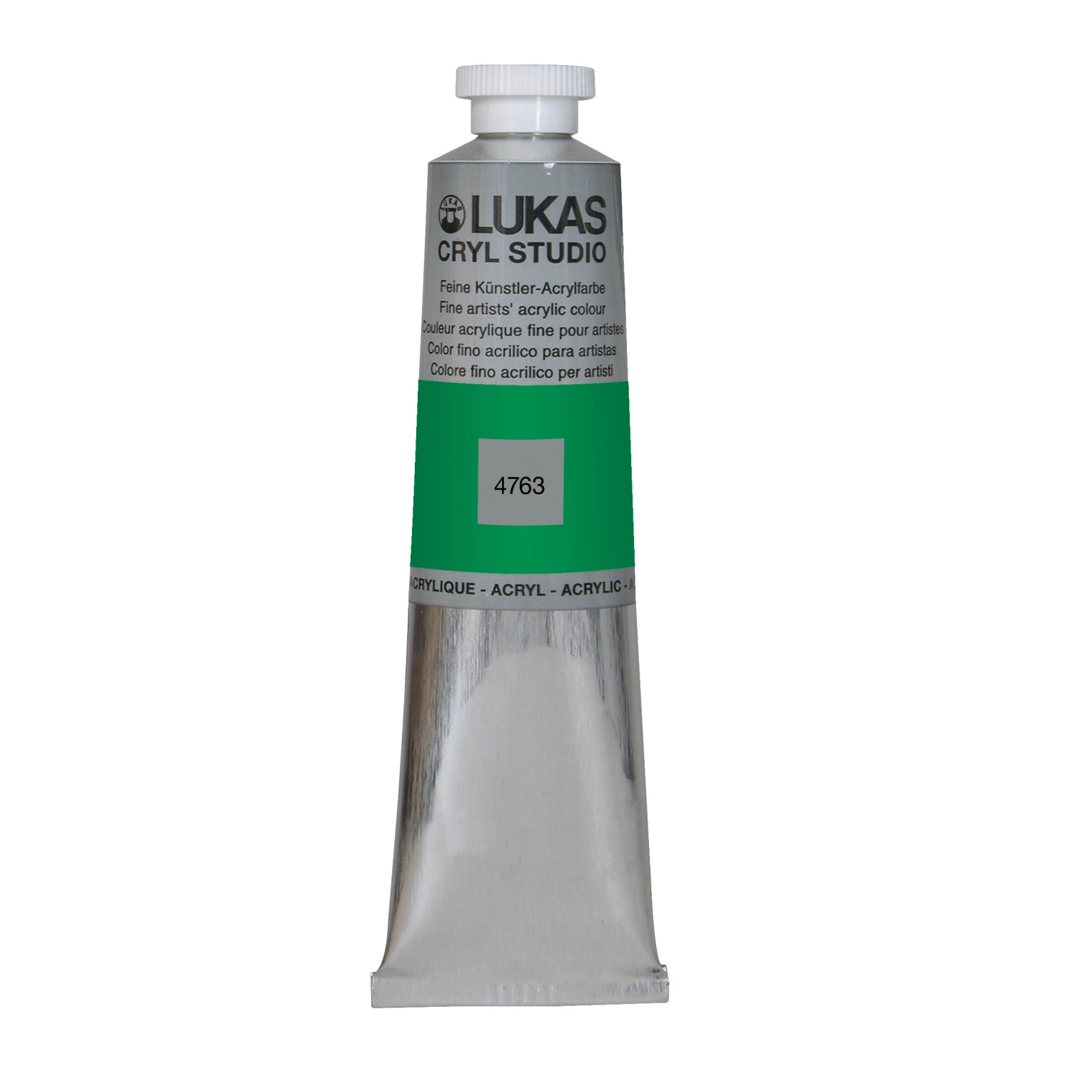 Lukas Cryl Studio Acrylfarbe Aluminiumtube Permanentgrün hell 75ml
