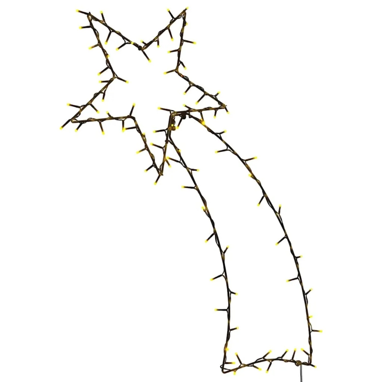 vidaXL Weihnachtsbeleuchtung Sternschnuppen-Silhouette 115 LEDs 4019605