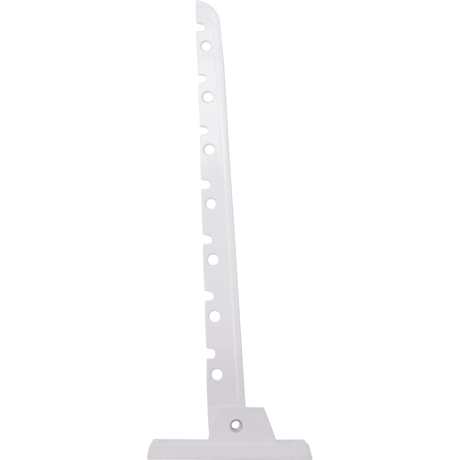 Weißer Siro Klapphaken Kleiderlüfter aus Metall, 330mm lang, für Garderoben.