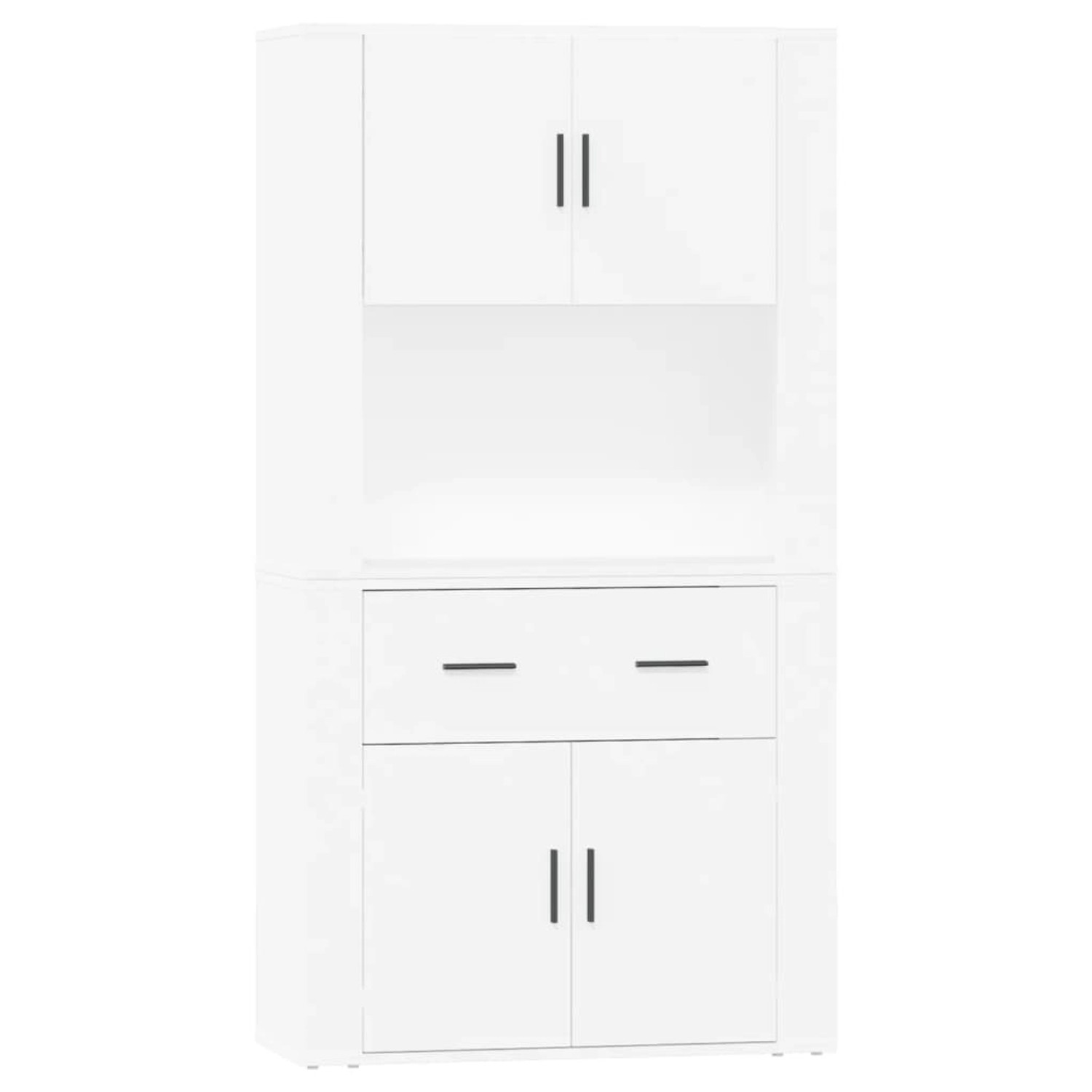 vidaXL Highboard Weiß Holzwerkstoff 3185367