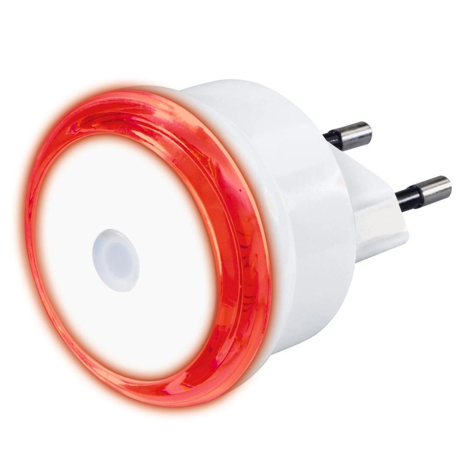 Hama LED-Nachtlicht Basic mit Stecker Dämmerungssensor Rot