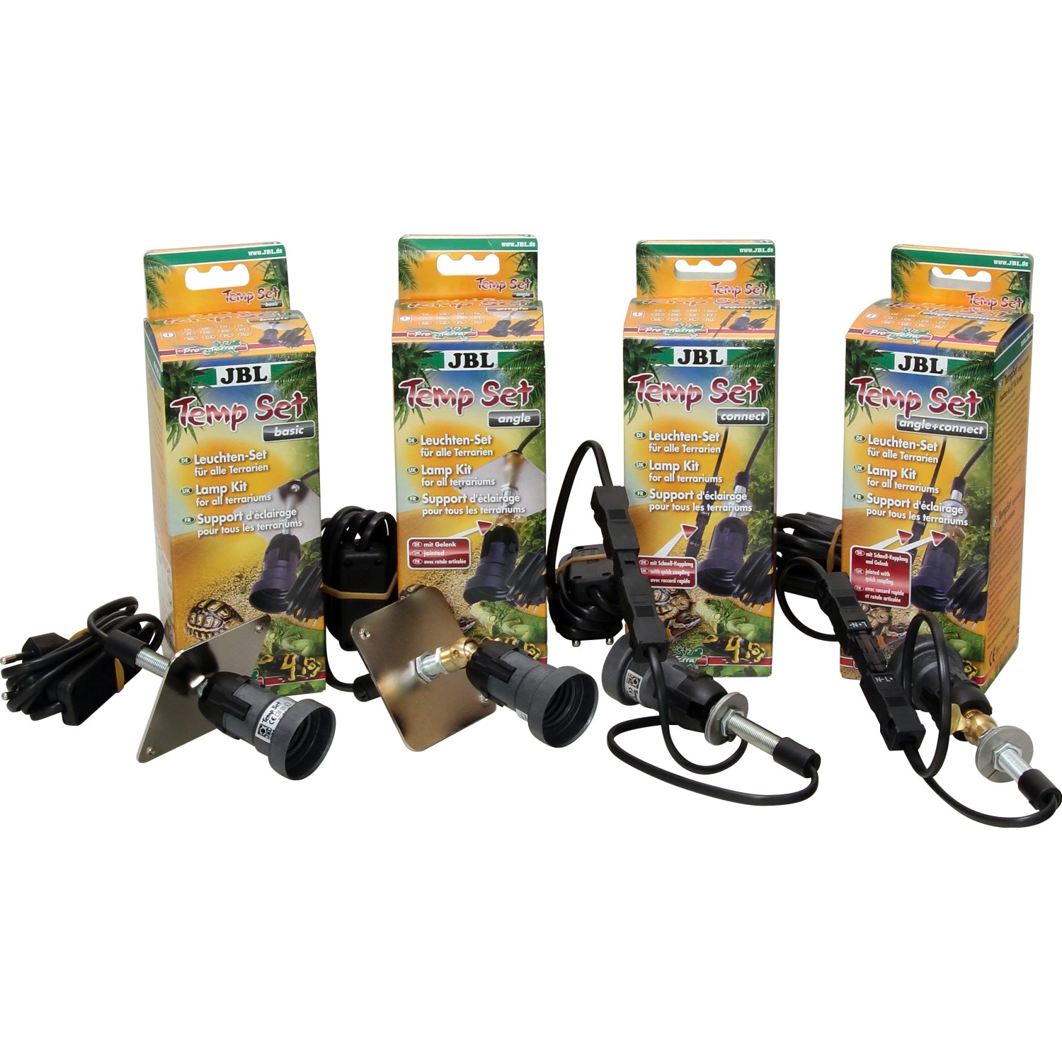JBL TempSet basic: Installations-Set für Terrarium-Strahler, für sicheren Betrieb verschiedener Lampen.
