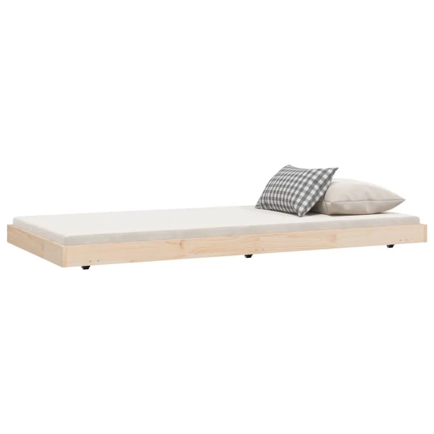 vidaXL Massivholzbett ohne Matratze 75x190 cm Kiefernholz 823509