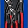 Knipex Cobra Zangenset, 3-teilig, Wasserpumpenzangen in verschiedenen Größen im Set.