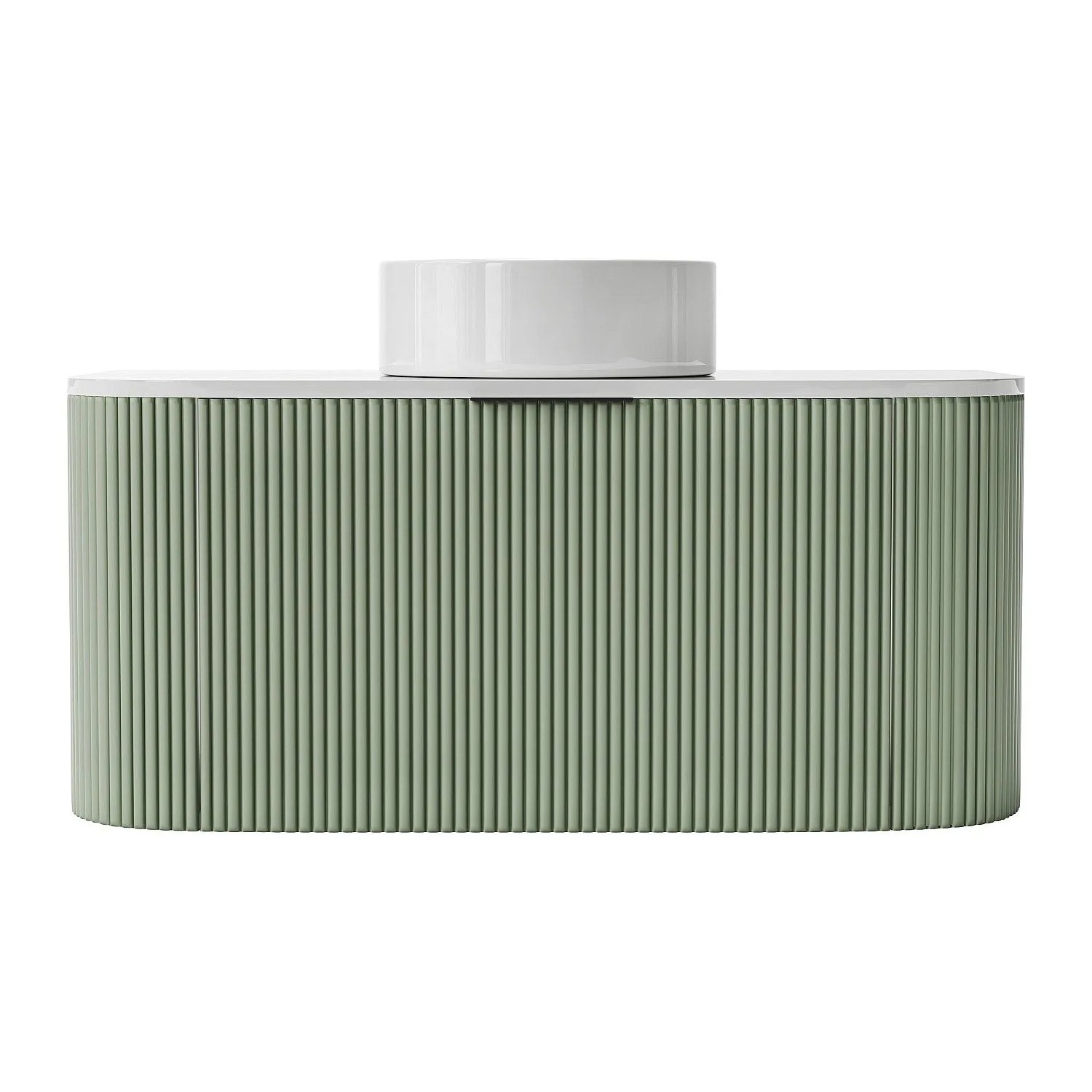 Vente-unique Einzelwaschtisch Lomeri Grün 99 cm