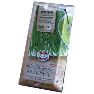 Sperli Bio-Keimsprossen Weizen-Starter-Set für die Anzucht von Weizengras.