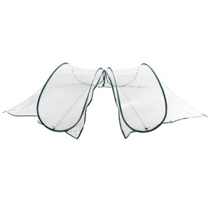 Lex POP-Up Gewächshaus Treibhaus Folien-Frühbeet Reisverschlusstür PVC-Hülle Schutz