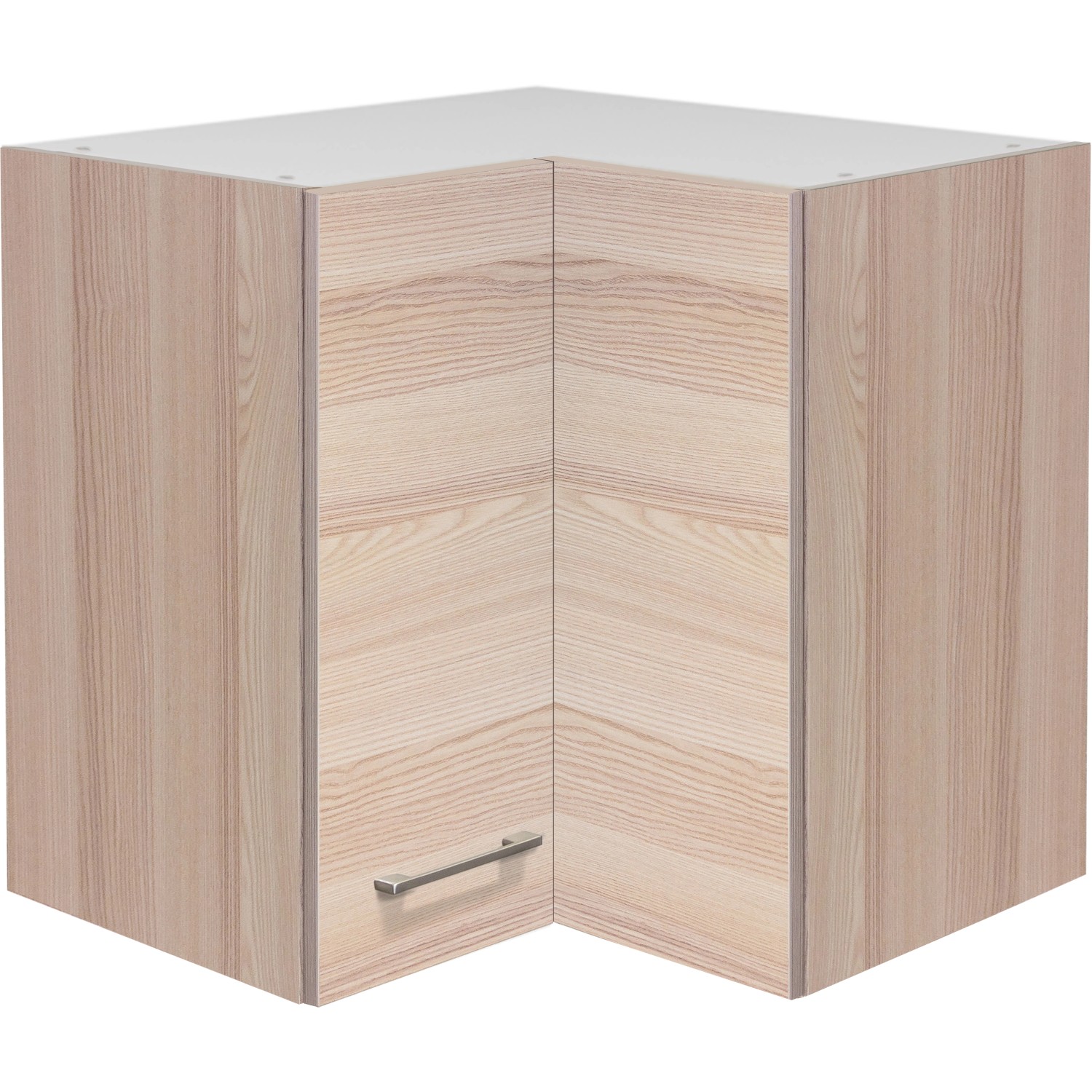 Flex-Well Exclusiv Eck-Hängeschrank Focus 60 cm x 60 cm Akazie Nachbildung