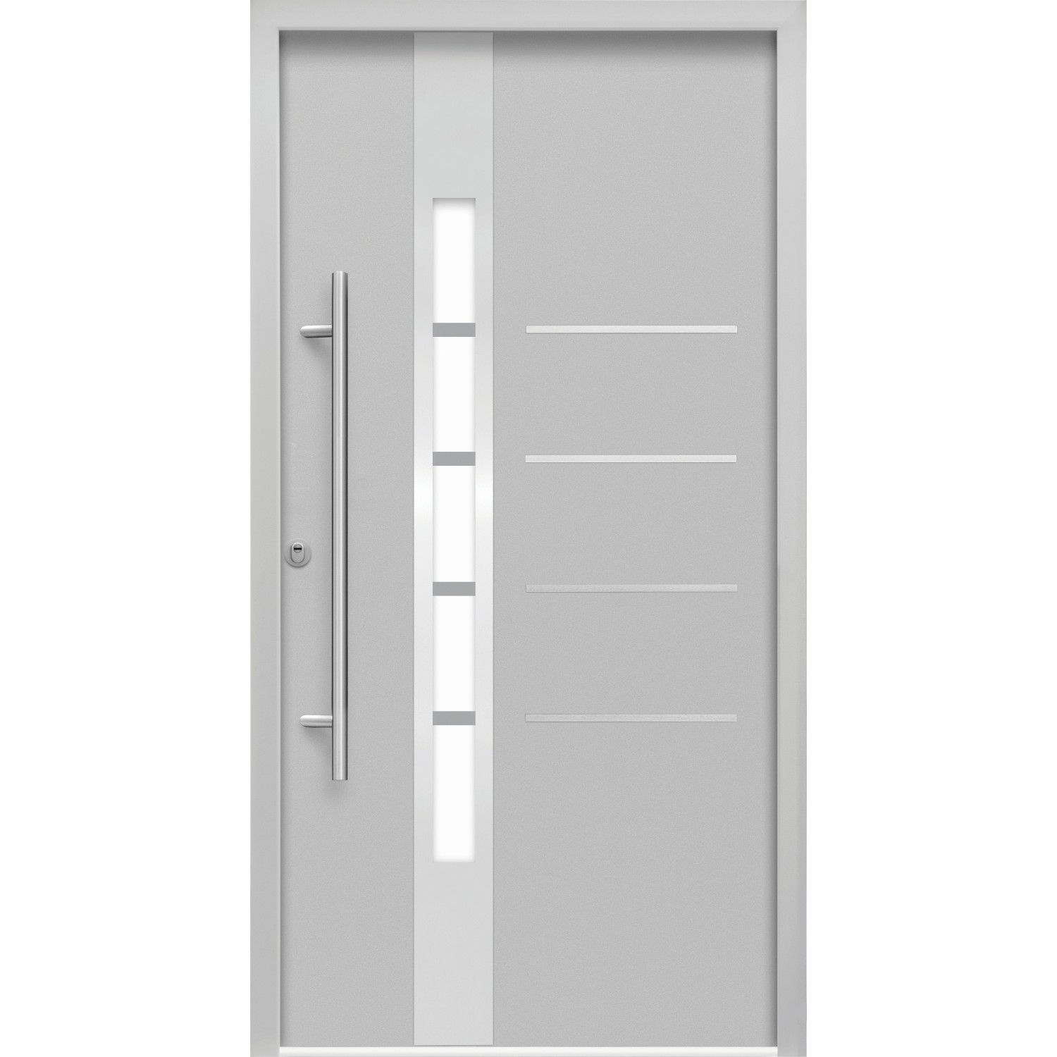 Splendoor Thermospace Haustür Berlin Prime 100x210 cm Grau L günstig online kaufen