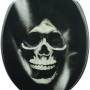 Sanfino WC-Sitz Skull: Toilettendeckel mit Totenkopf-Motiv und Absenkautomatik.