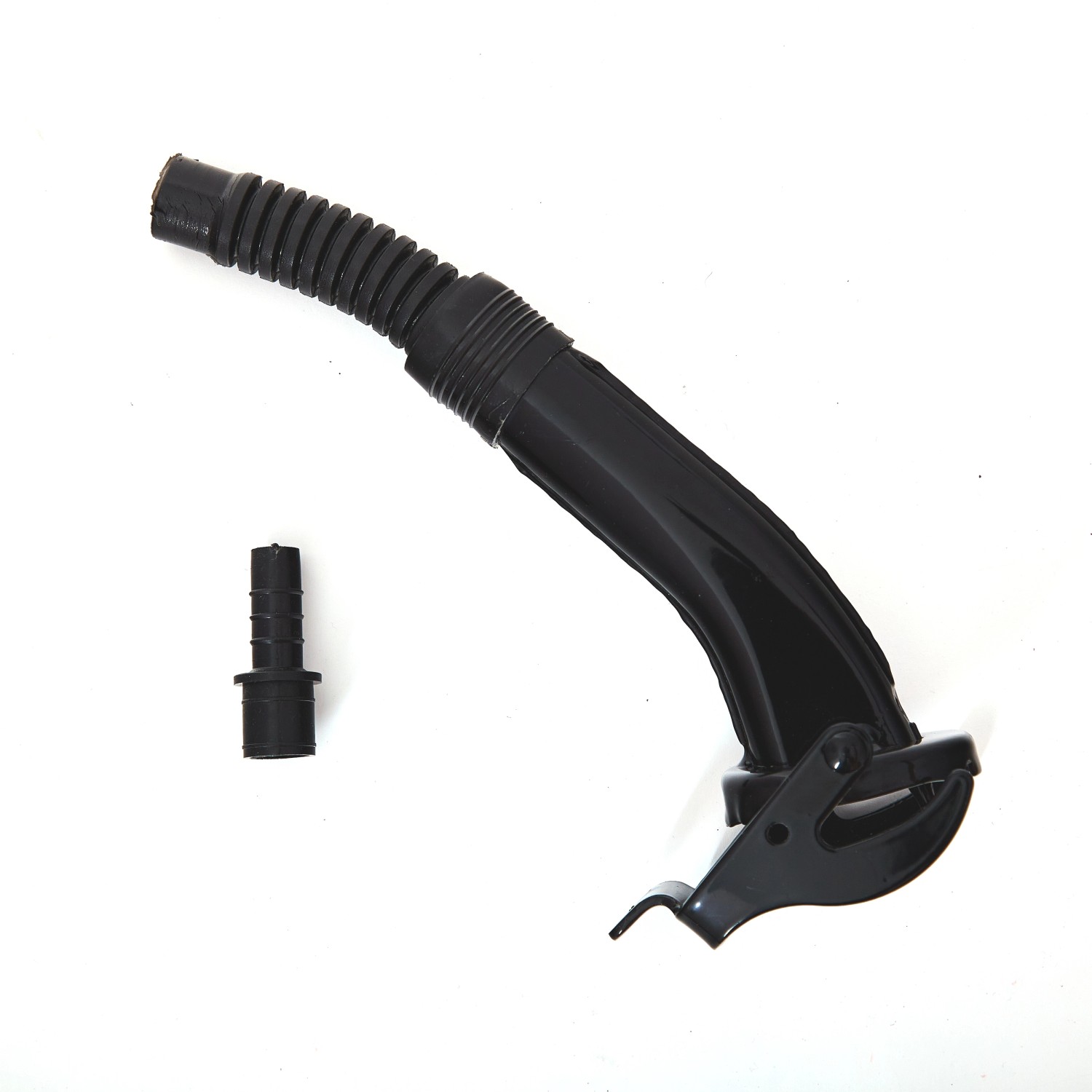 Schwarzer Ausgießer für BW Kraftstoffkanister, Pannenhilfe Zubehör.