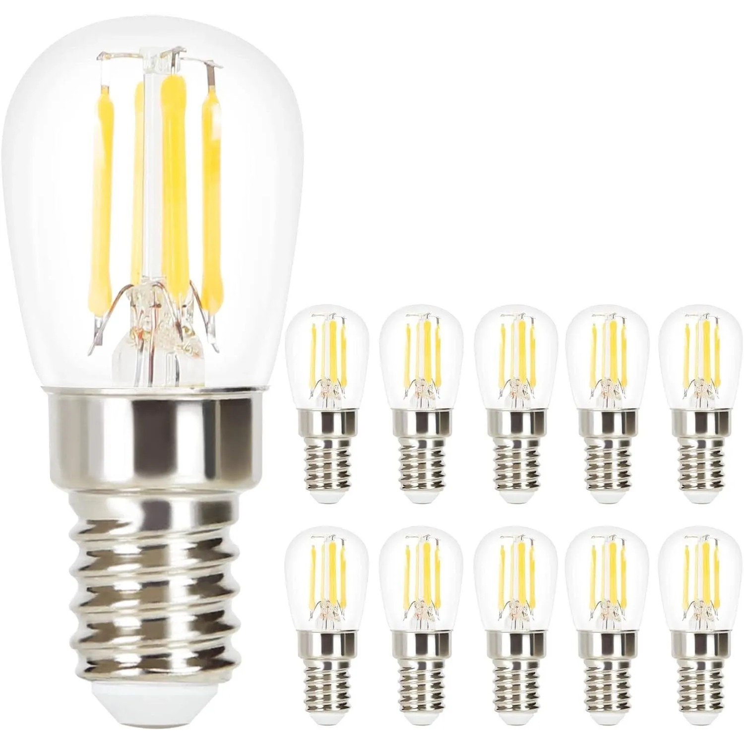 NETTLIFE LED Leuchtmittel aus Glas L3Transparent 10er-Set