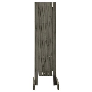 vidaXL Garten-Rankzaun Grau 150x80 cm Massivholz Tanne 314827