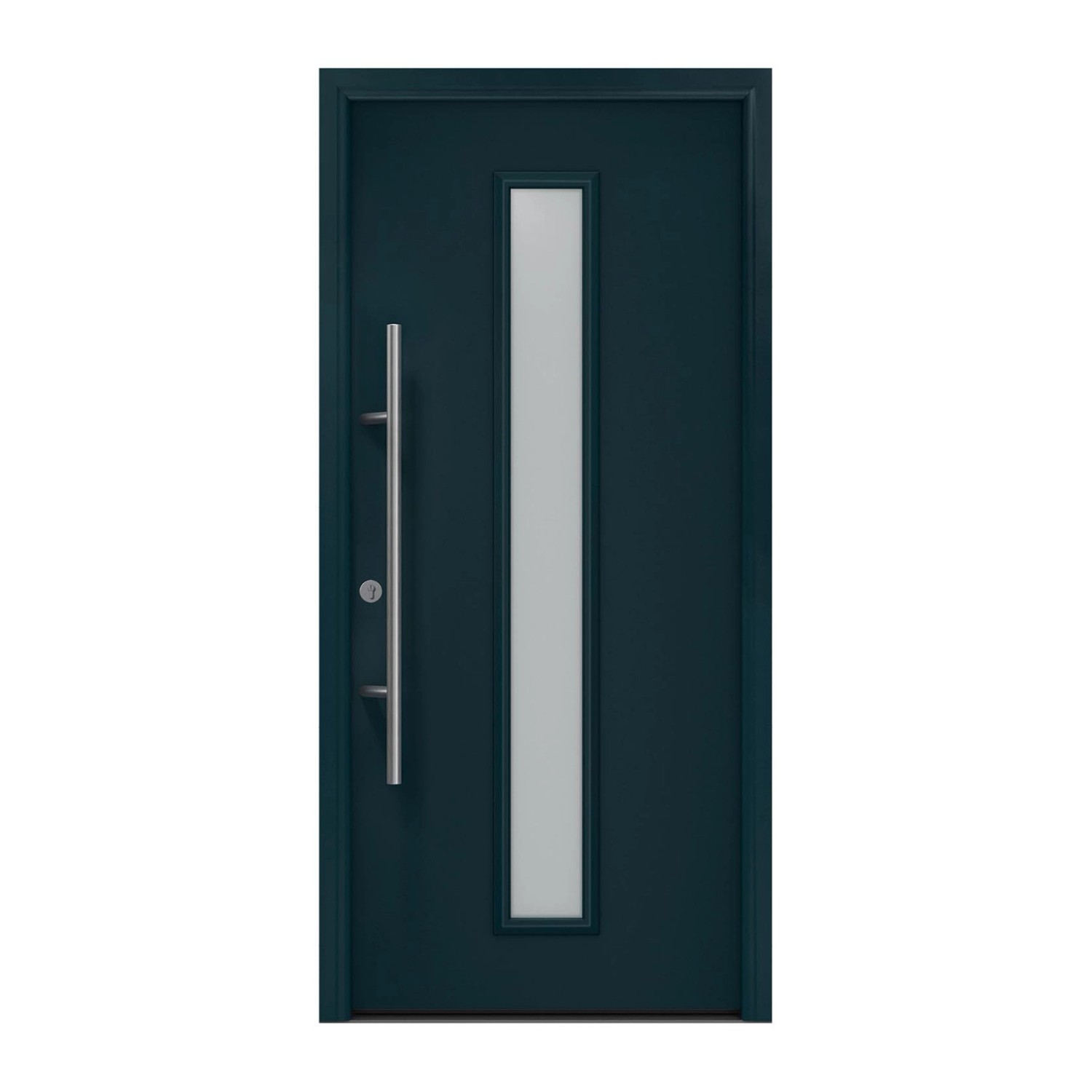 EcoStar Haustür Isopro Secur IPS 020S Anthrazitgrau 110 cm x 210 cm DIN L günstig online kaufen