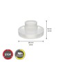 Wagner Elastikpuffer-Set, 4 transparente Möbelgleiter Ø 20 mm, zum Schutz von Oberflächen.