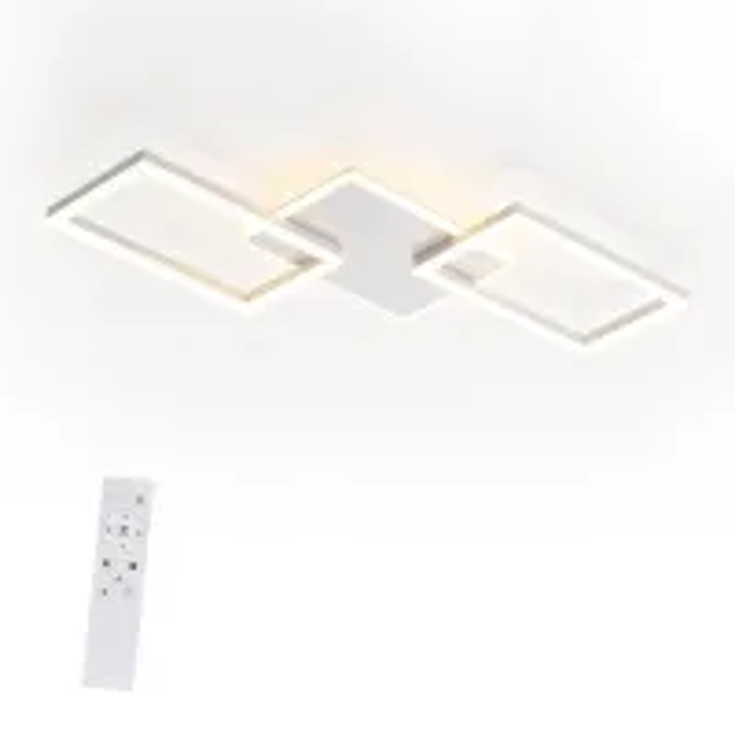 NETTLIFE LED Deckenleuchte aus Metall L80cm Weiß 3000-6500K 44W