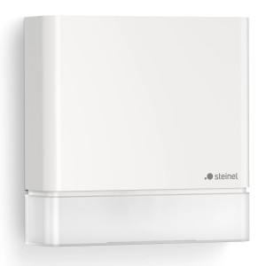 Weißer Steinel Bewegungsmelder IS 180 Digi für Wandmontage, mit Bluetooth Mesh.
