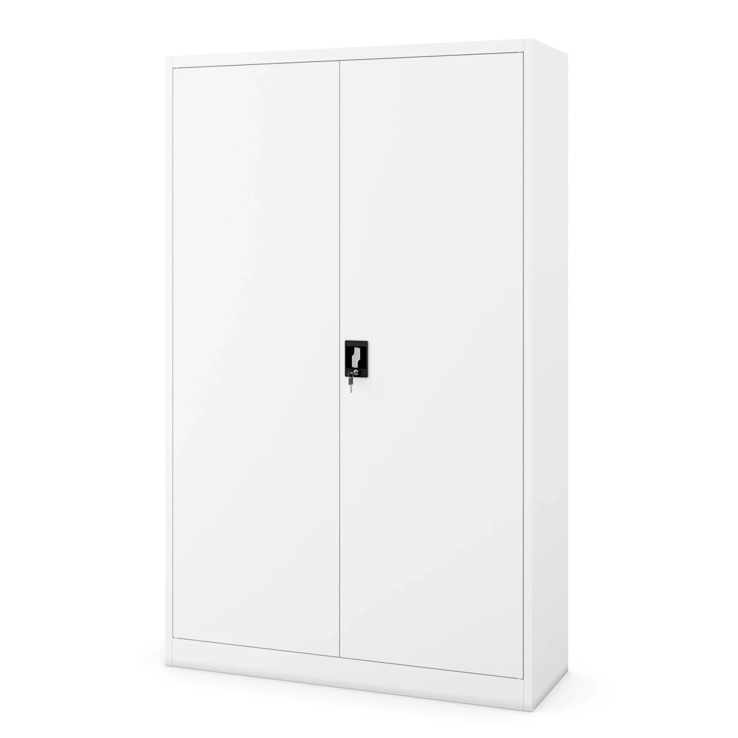 Jan Nowak Büro Aktenschrank Metallschrank JAN II 115 x 185 x 40 cm Weiß