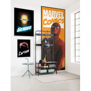 Sanders & Sanders Poster Die Rächer mit Iron Man, Captain America und Spiderman im Kinderzimmer.
