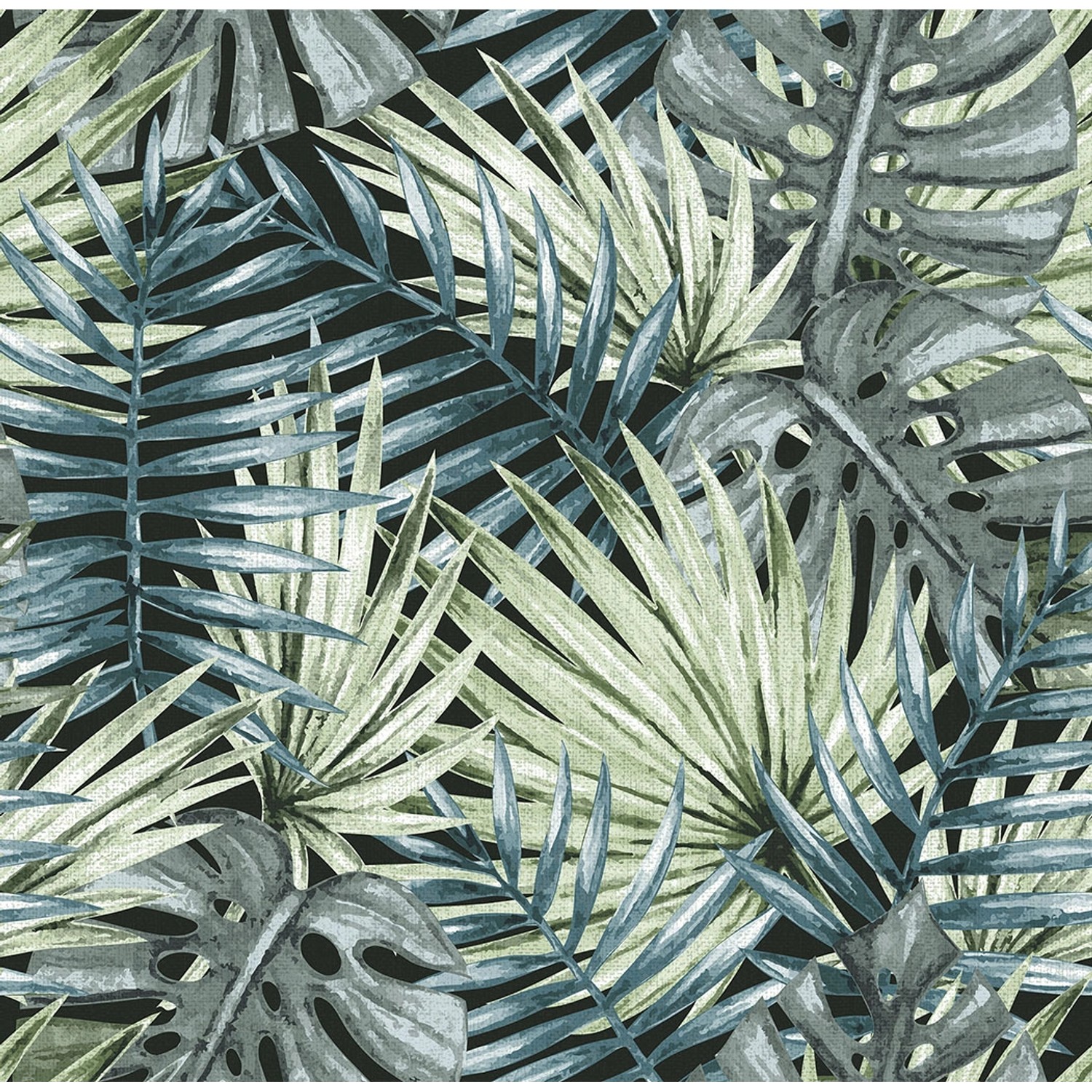Sanders & Sanders Tapete Palmblätter Grün 53 cm x 10 m günstig online kaufen
