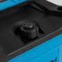Detailaufnahme: Tankdeckel des blauen EBERTH 1000W Stromerzeugers.