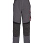 Dunkelgraue Herren-Bundhose Job Active Gr. S mit Multifunktionstaschen und Stretcheinsatz.