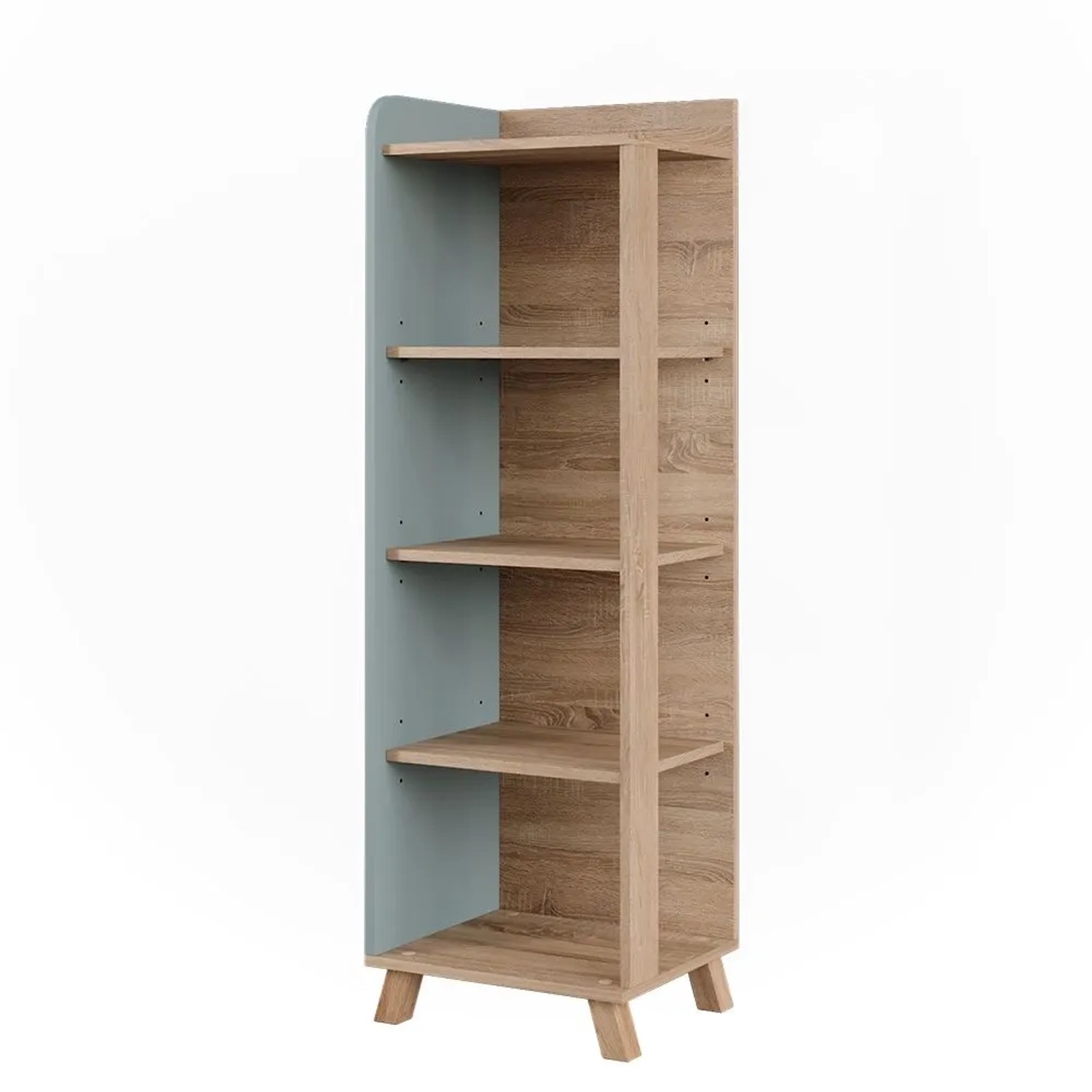 Vicco Badregal Karen Sonoma Blau 40 x 128 mit 4 Fächern Art Nr 54679