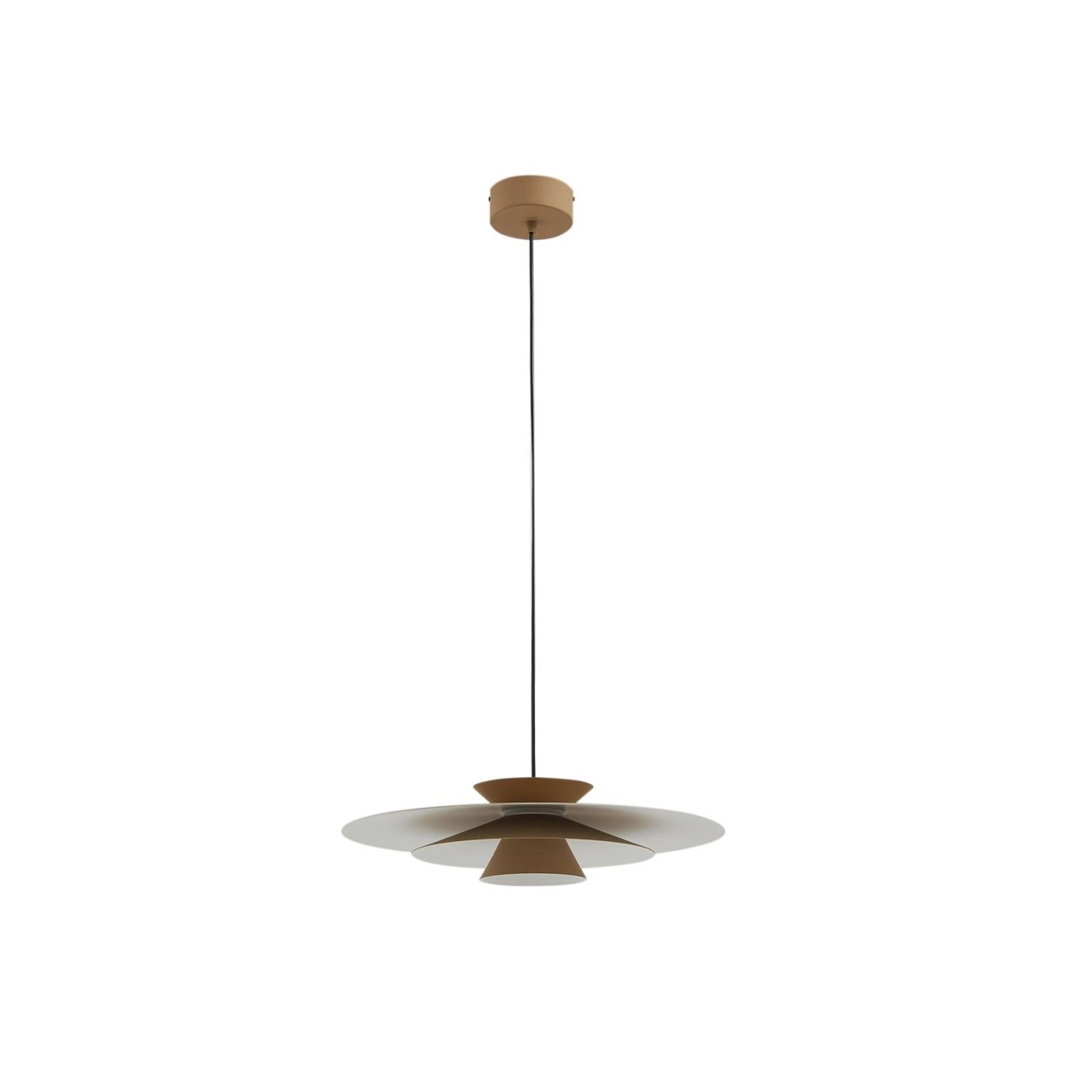 Lucande LED Livie 10031273 Dimmbar Modern in Creme 1-flammig Wohnzimmerleuc günstig online kaufen