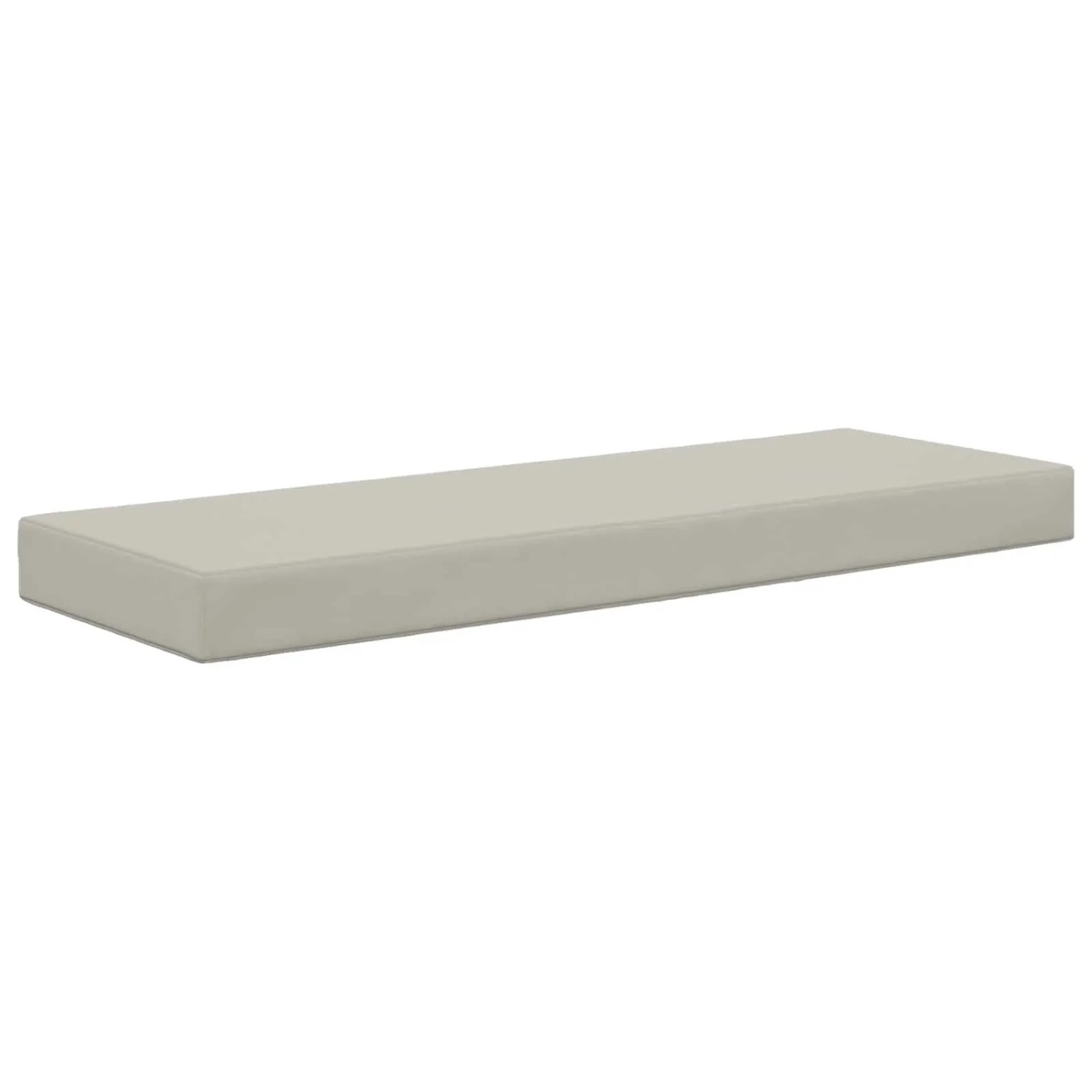 vidaXL Sitzkissen Grau 115 x 40 x 8 cm 100 % Polyester 900966