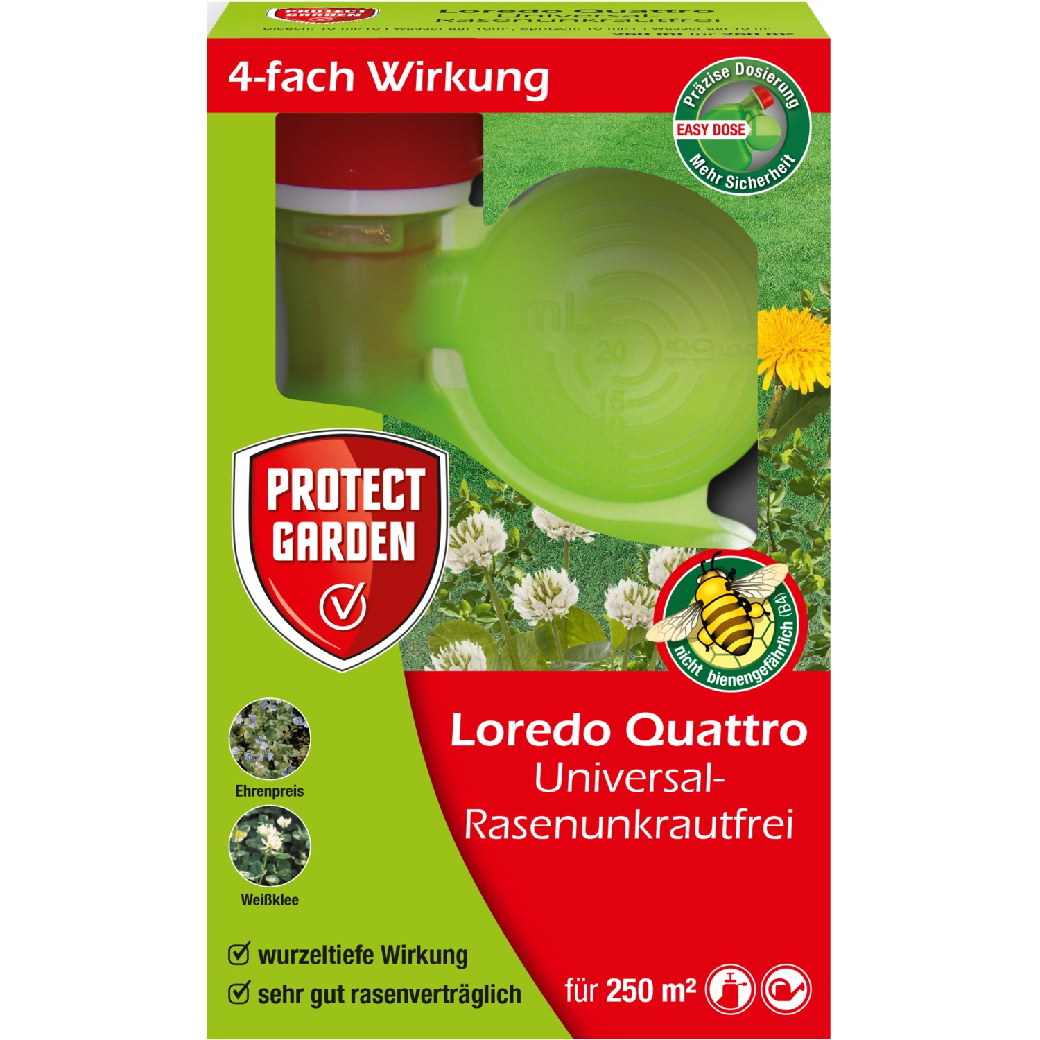 Protect Garden Loredo Quattro Universal-Rasenunkrautfrei 250 ml