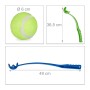Relaxdays Ballschleuder für Hunde 2er Set Kunststoff Blau und Grün 49 cm und 36,5 cm_4