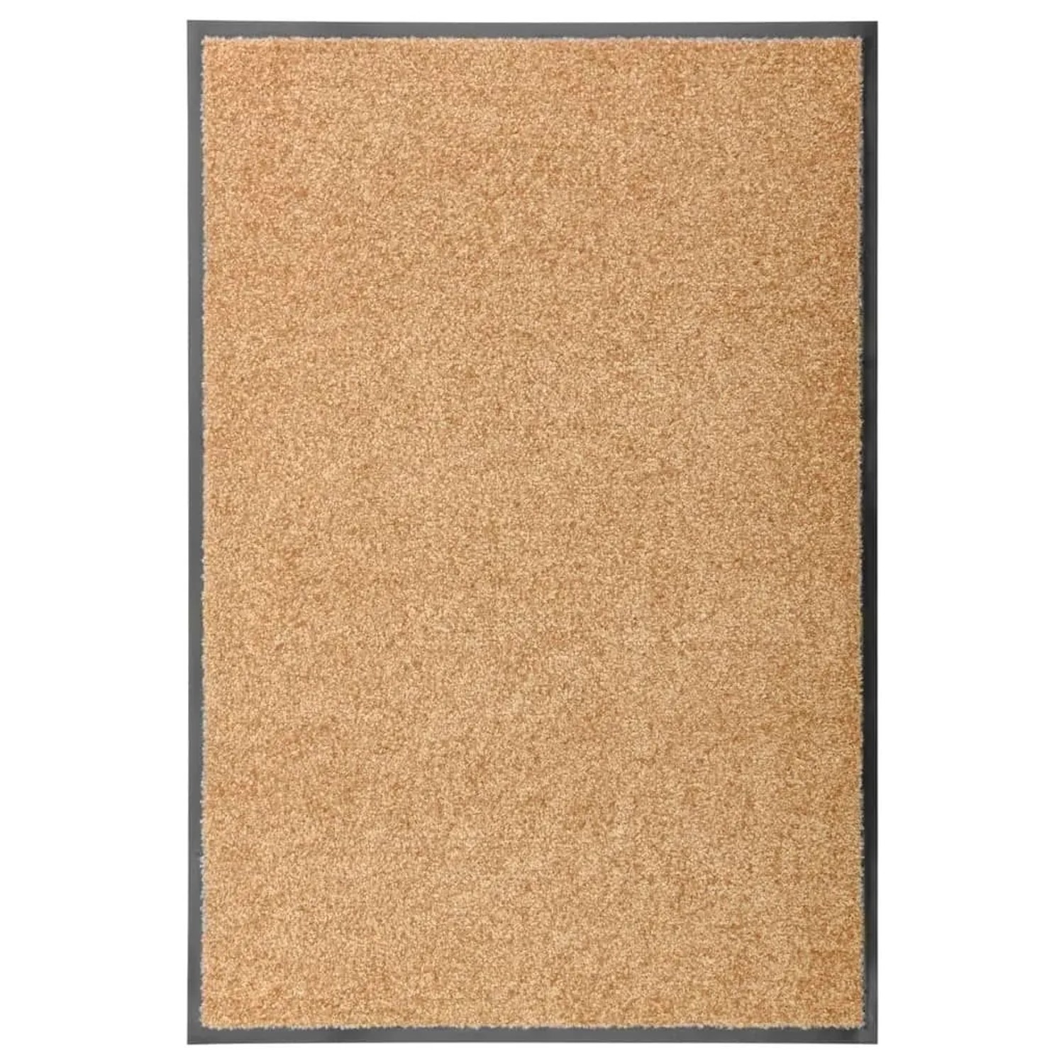 vidaXL Fußmatte Waschbar Creme 60x90 cm 323464