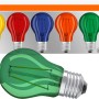 Osram LED-Leuchtmittel E27 Colorbox, 5er-Pack mit farbigen Lampen (Rot, Gelb, Blau, Orange, Grün).