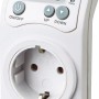 Digitales Steckdosenthermostat BC23SRT01 in Weiß zur Hausautomation.