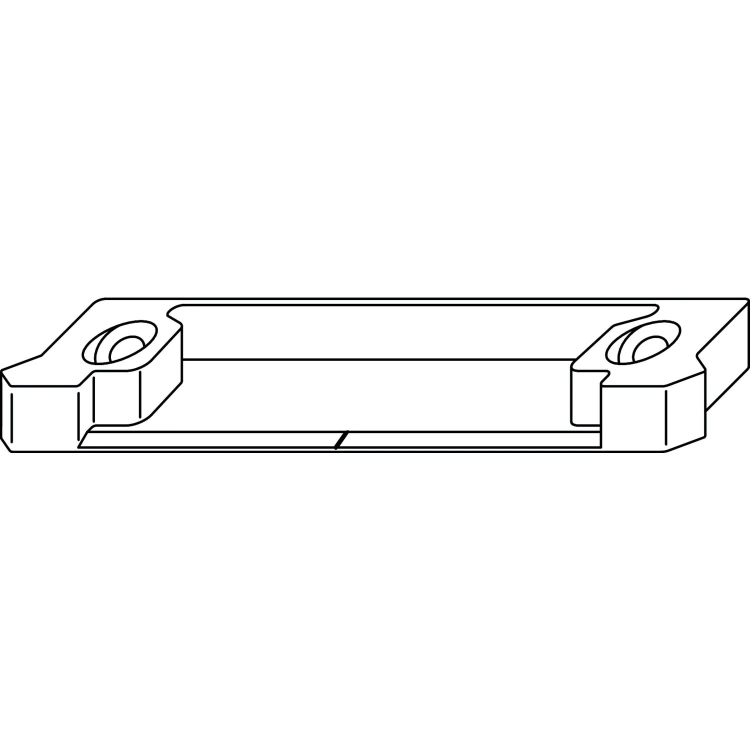 Maco Mt Hebeteil Falzluft 12mm Eurofalz 18mm 9V Silber Universal