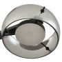 Moderne, dimmbare LED Pendelleuchte Martis, 4-flammig, schwarz/Glas für Wohnzimmer.