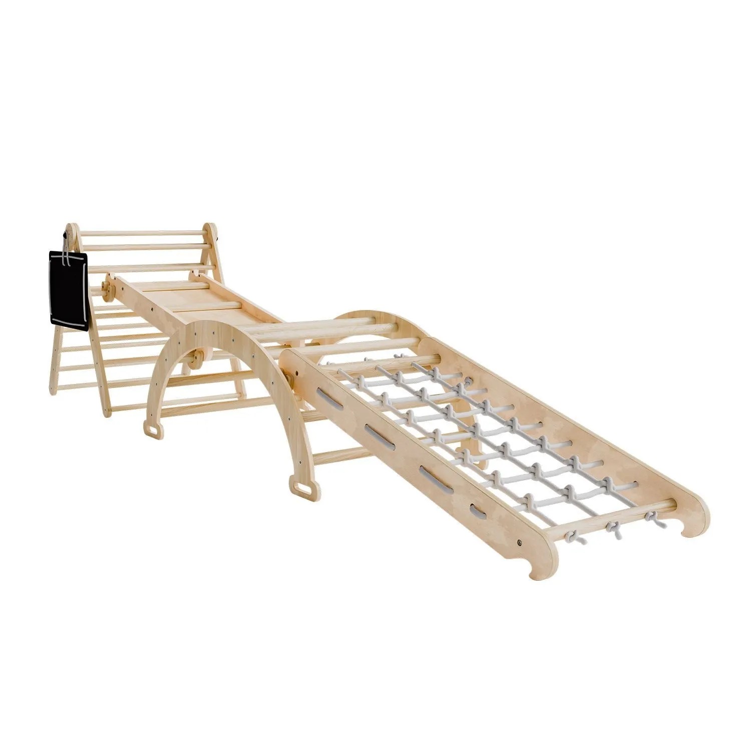 Juskys Kletterdreieck Movario mit Kissen 107x58cm Groß